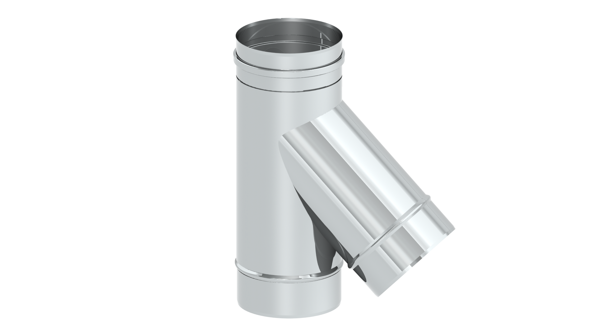 T-Anschluss 45° mit Wassernase