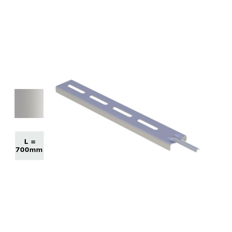 Jeremias | Auflageschiene für Schornsteinfuß | L=700 mm