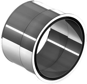 Wandfutter aus Edelstahl passend für 2 mm Ofenrohr