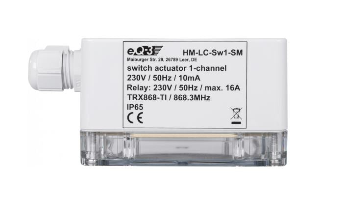 Homematic Funk Schaltaktor 1-fach | Aufputz | eQ-3 | HM-LC-Sw1-SM