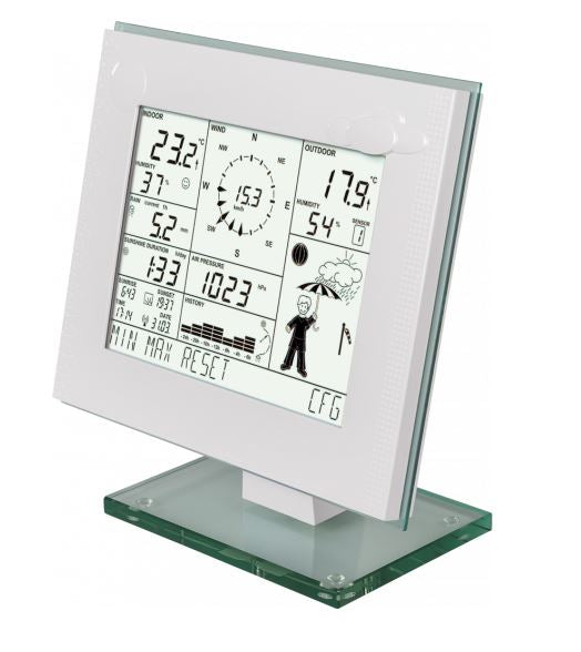 Homematic Funk Wetterstation mit Touchscreen | HM-WDC7000