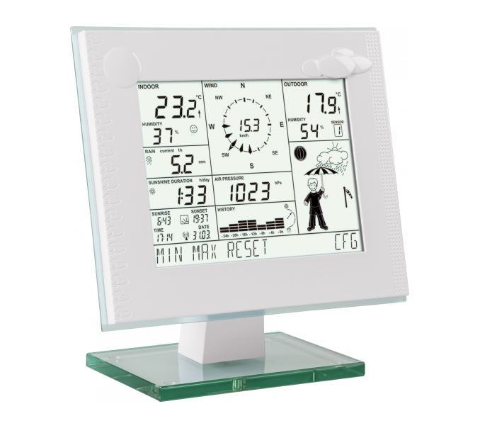 Homematic Funk Wetterstation mit Touchscreen | HM-WDC7000
