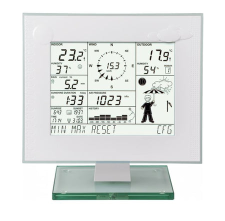 Homematic Funk Wetterstation mit Touchscreen | HM-WDC7000