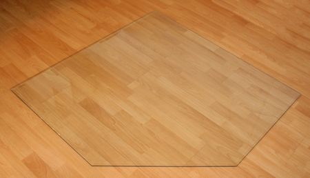 Fünfeck F18 Funkenschutzplatte aus Sicherheitsglas