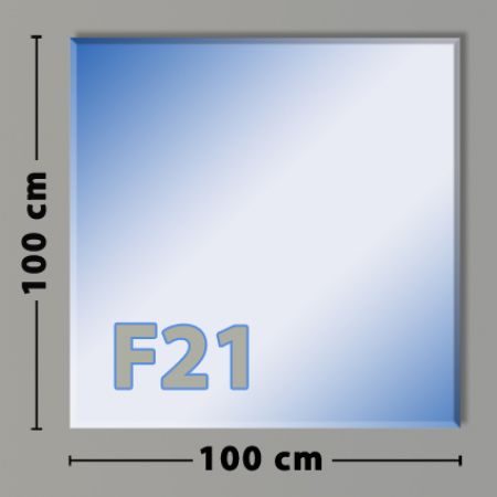 Quatrat F21 Funkenschutzplatte aus Sicherheitsglas