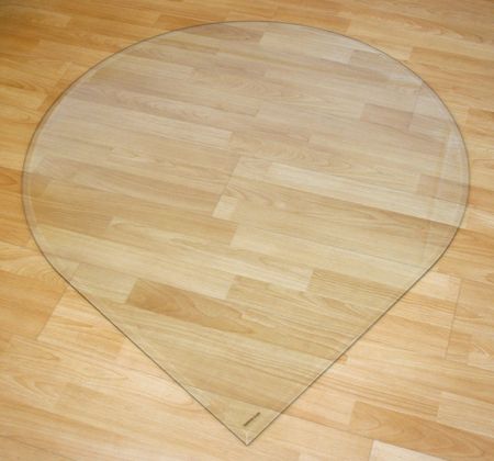 Rechteck F28  Funkenschutzplatte aus Sicherheitsglas