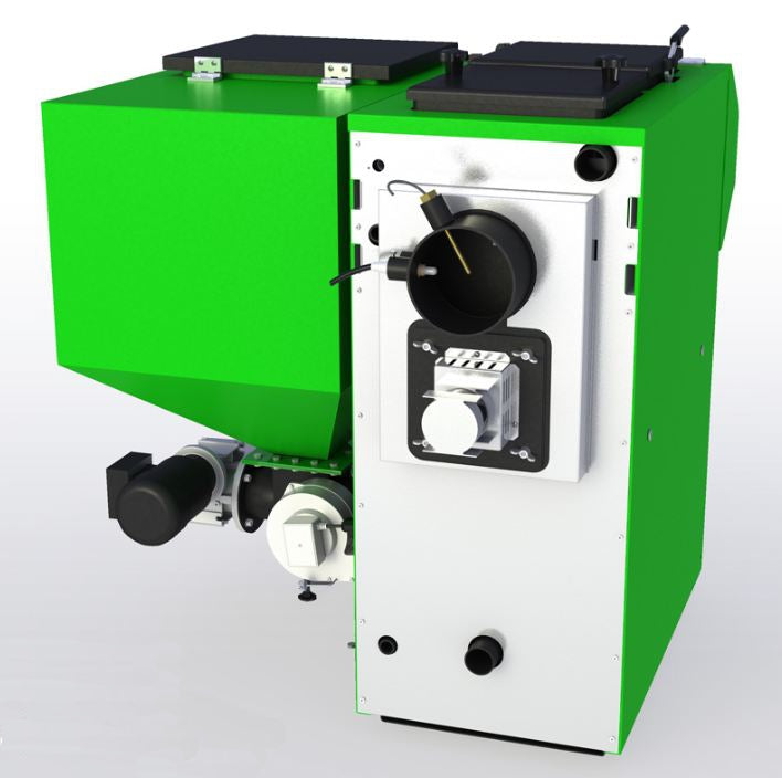 Pellets Fuzzy Logic 2 15kW Allesbrenner (Scheitholz Kohle Pellets Hafer)