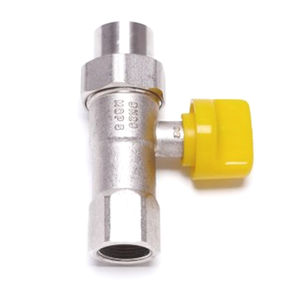 BUDERUS | Gasdurchgangshahn GA-BS | DN15 1/2'' | Aufputzmontage