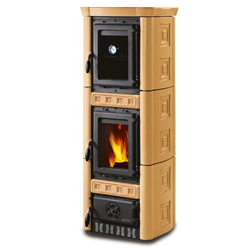La Nordica Holzofen mit Backfach | Gaia Forno Cappuccino | 6,0 kW