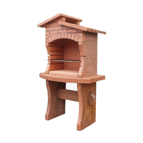 KRETZ | Gartengrill / Gartenkamin Azurit | mit Schamottesteinen ➔ www.klimaworld.com