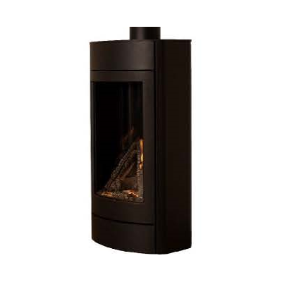 Gaskamin Tali VLAK mit Stahlverkleidung | klimaworld.com, Erdgas E