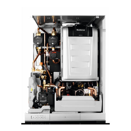 BUDERUS | Gas-Brennwert-Hybridsystem | GBH192-15iT150S weiß | 15 kW