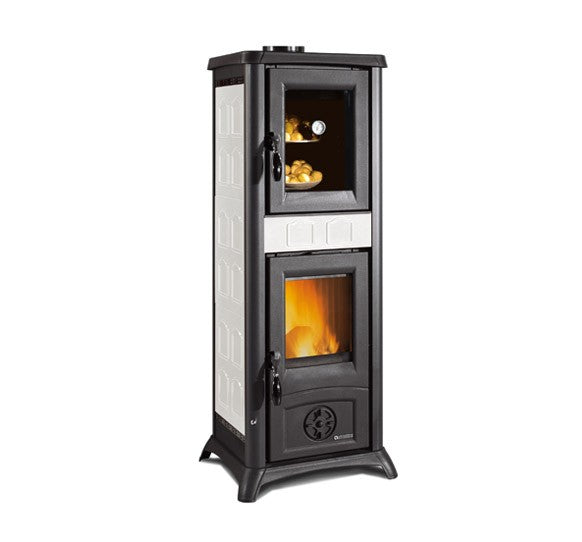 La Nordica Holzofen mit Backfach Gemma Forno 5.0 weiß