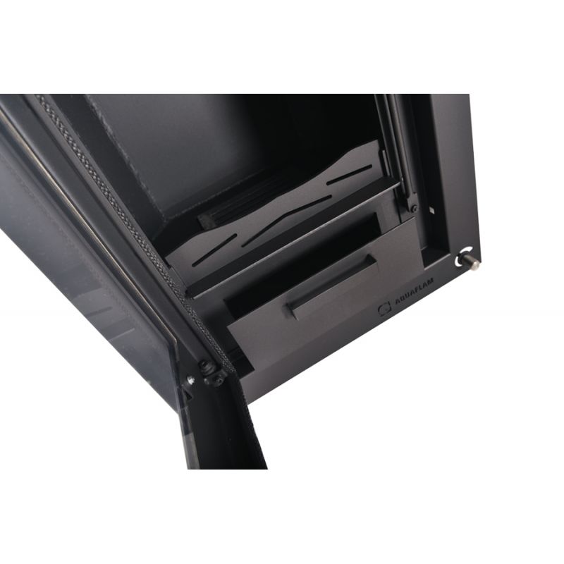 Kamin mit Wassertasche 12 kw Aquaflam Flat 