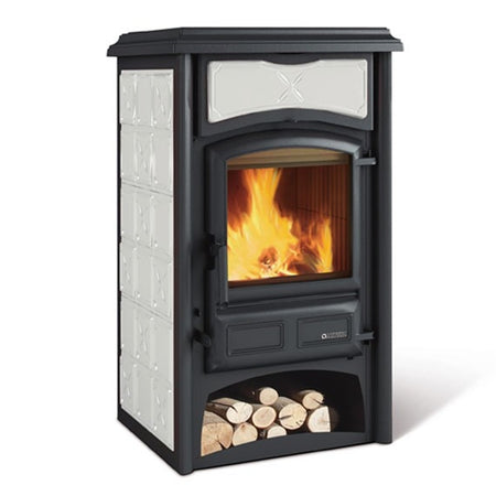 La Nordica Holzofen mit Holzfach | Gisella 