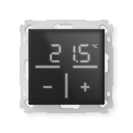 Homematic IP Glas-Wandthermostat, Schwarz | HmIP-WGT-A | klimaworld