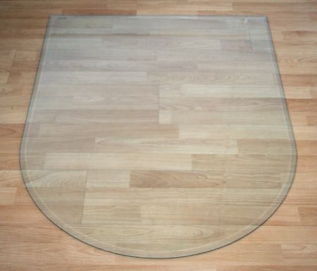 Rundbogen F05 Funkenschutzplatte Glasbodenplatte aus Sicherheitsglas