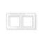 Homematic IP Glasrahmen – 2-fach, Weiß | HmIP-GF2