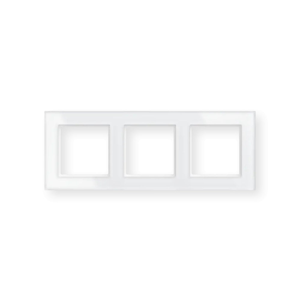 Homematic IP Glasrahmen – 3-fach, Weiß | HmIP-GF3 | klimaworld.com
