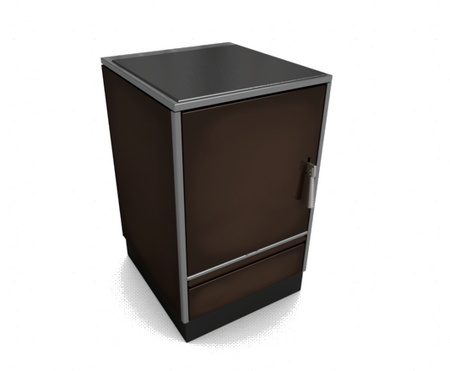 Glutos Küchenofen HH 03 G, braun | klimaworld.com