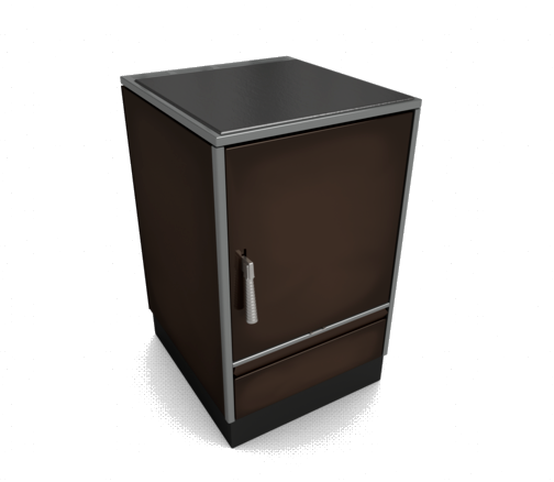 Glutos Küchenofen HH 03 G, Braun | klimaworld.com