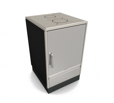 Glutos Küchenofen HH 03 S, Edelstahl | klimaworld.com