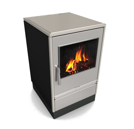 Glutos Küchenofen HHS 03 G mit Sichtscheibe, Edelstahl | klimaworld.com