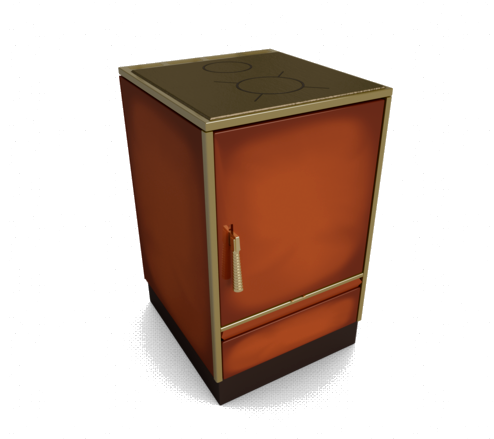 Glutos Küchenofen HH 03 S, majolika | klimaworld.com