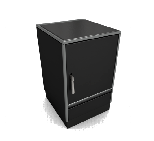 Glutos Küchenofen HH 03 G, schwarz | klimaworld.com