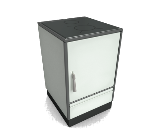 Glutos Küchenofen HH 03 S, weiss | klimaworld.com