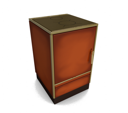 Glutos HH 02 S Küchenherd in majolika 5,5 kW | klimaworld.com