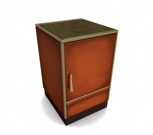 Glutos HH 02 S Küchenherd in majolika 5,5 kW | klimaworld.com