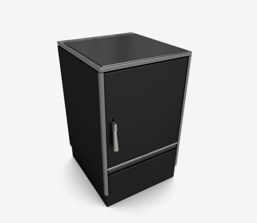 Glutos HH 02 G Küchenherd in schwarz matt 5,5 kW | klimaworld.com