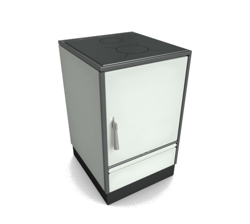 Glutos HH 02 S Küchenherd in weiß 5,5 kW | klimaworld.com