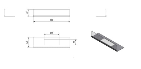 Technische Zeichnung - GOLF/SZYBA