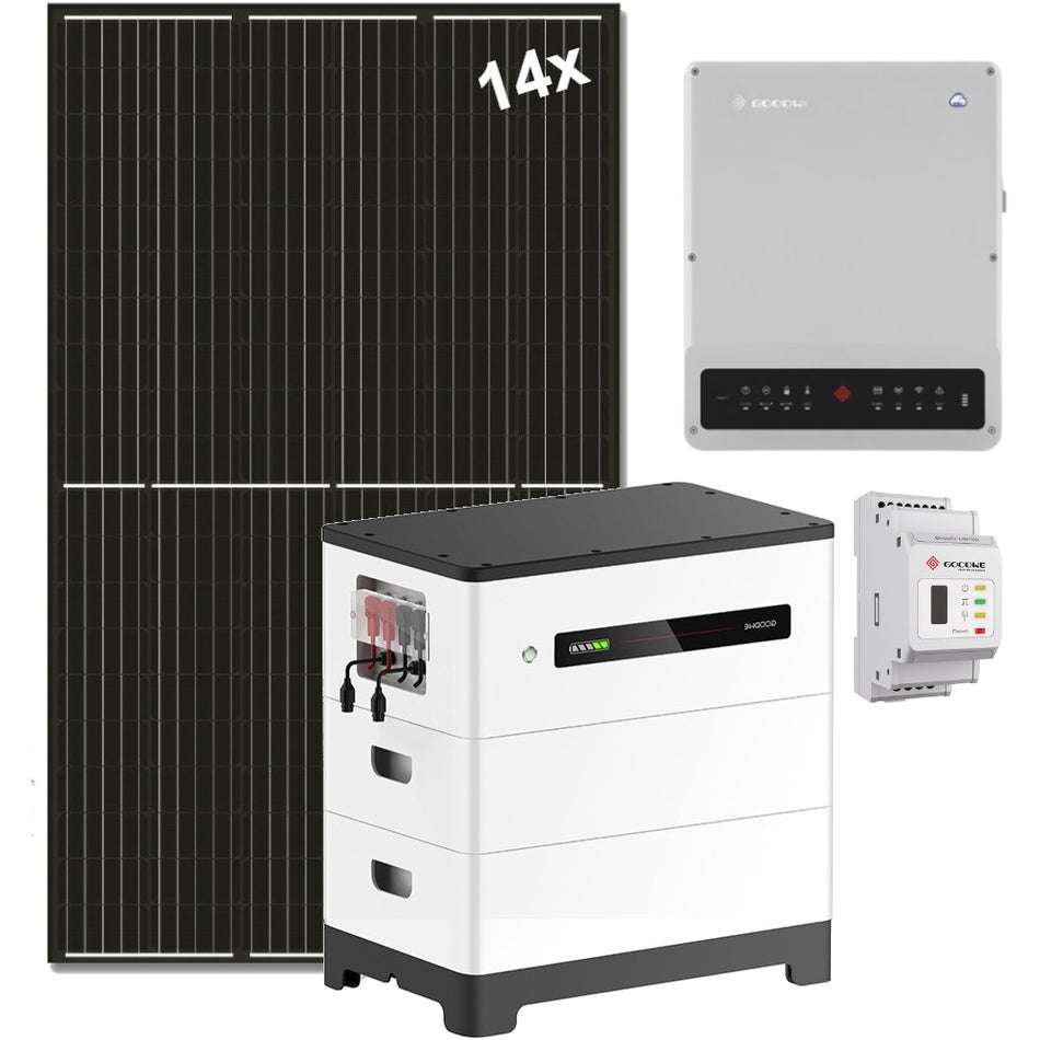 Hybrid Photovoltaikanlage 5,3 kW + 2x 3,3 kWh Solarspeicher