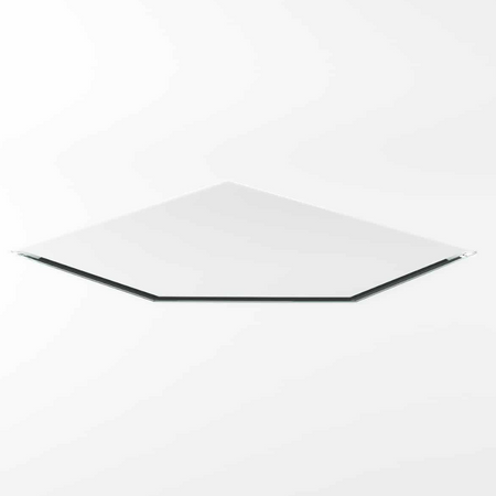 Fünfeck F17 Funkenschutzplatte aus Sicherheitsglas