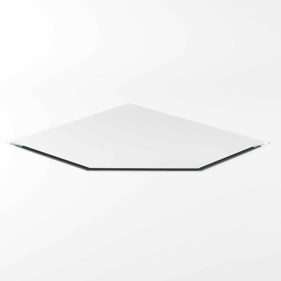 Fünfeck F17 Funkenschutzplatte aus Sicherheitsglas