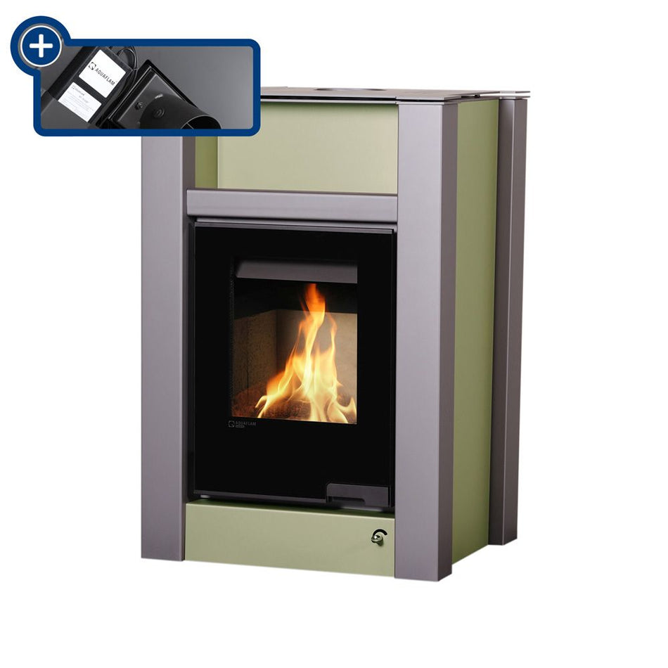 HS Flamingo | Kaminofen | Auquflam Verio | Lend | 11 kW ➔ Klimaworld.com