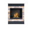 Aflamo Bio-Kamin | Smart Stone mit Einsatz Bio 40 | desert/grau