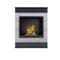 Aflamo Bio-Kamin | Smart Stone mit Einsatz Bio 40 | beton/grau