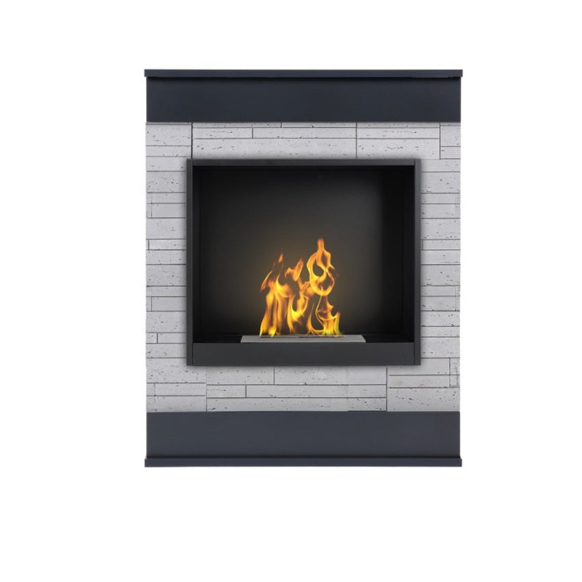 Aflamo Bio-Kamin | Smart Stone mit Einsatz Bio 40