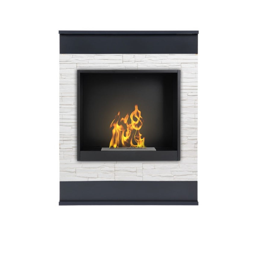 Aflamo Bio-Kamin | Smart Stone mit Einsatz Bio 40
