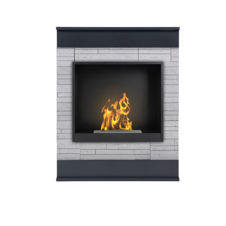 Aflamo Bio-Kamin | Smart Stone mit Einsatz Bio 40