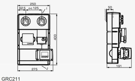 Heizkreispumpengruppe ESBE GRC211 Pumpengruppe mit Mischfunktion