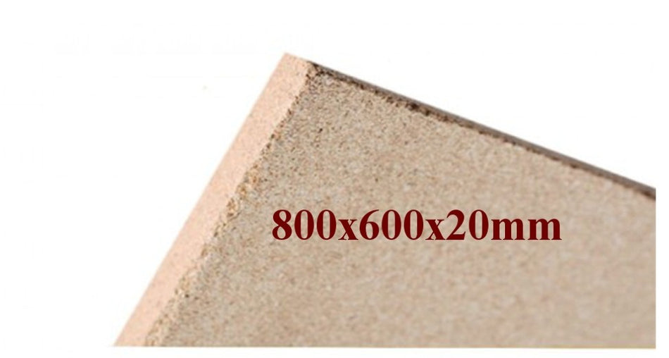 Vermiculite Brandschutzplatte | 800x600x20mm ➔ Klimaworld.com