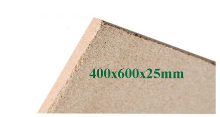 Vermiculite-Platte | Brandschutzplatte 400x600x25mm | Schamott-Ersatz