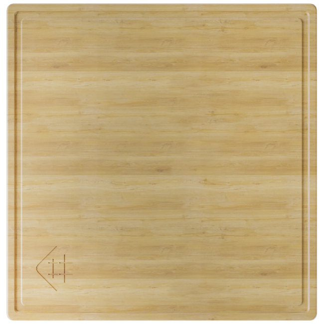 Kratki Holztischplatte für Gartengrill Quadrum | mit Kratki Logo ➔ www.klimaworld.com