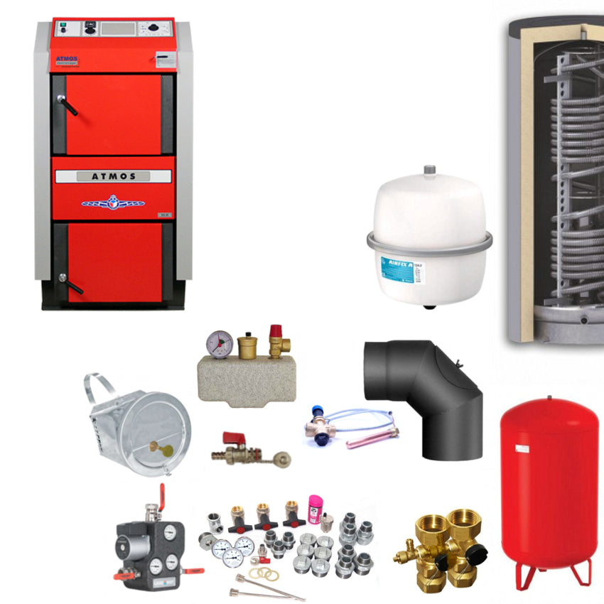 ATMOS GS25 Scheitholzvergaser Komplettset 4 | klimaworld.com