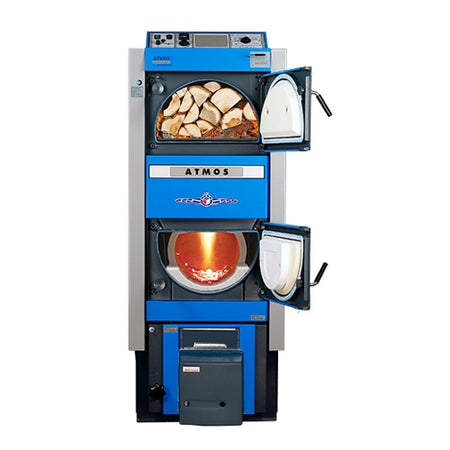 Atmos Kombikessel DC25GSPL für Holz & Öl | 25 kW